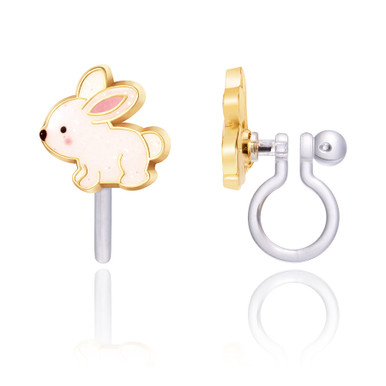 ヘアアクセサリー Hashtag DDD Colorful Dopamine Rabbit Earrings/Ear Clips glitterrabbit_ref_WEB__68410.
