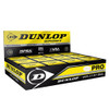 Dunlop Pro Championship White Squash Balls - 1 Dozen