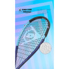 Sonic Core with Infinergy technology graphic showing the elastic material in the Dunlop FX racquet head