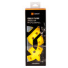 Onix Fuse Indoor Pickleball retail box (3-pack, Yellow), front panel showing the product name and player graphic