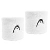Head Wristband Sweatband Absorption 2.5” Twin Pack - White