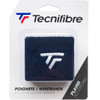 Tecnifibre Absorbent Sweatband Wristbands Twin Pack - Navy