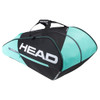 Head Tour Team Monstercombi 12 Racquet Bag - Black & Mint