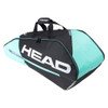 Head Tour Team Combi 6 Racquet Bag - Black & Mint