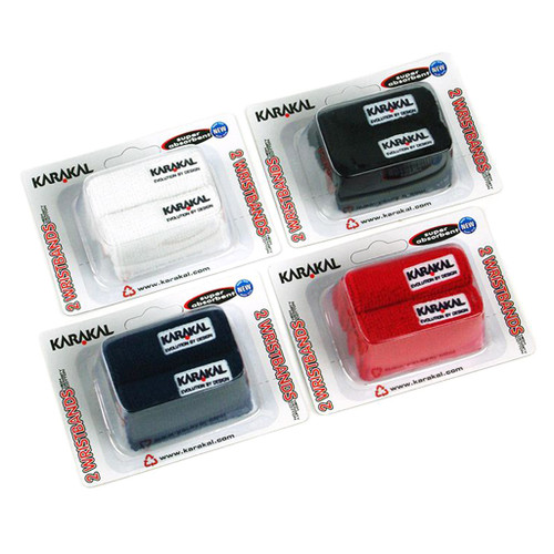 Karakal Navy Wrist Sweatbands 2-Pack Karakal Navy Wrist Sweatbands 2-Pack