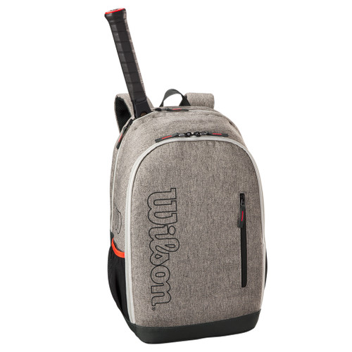 Wilson Team Racquet Backpack Bag - Heather Grey 