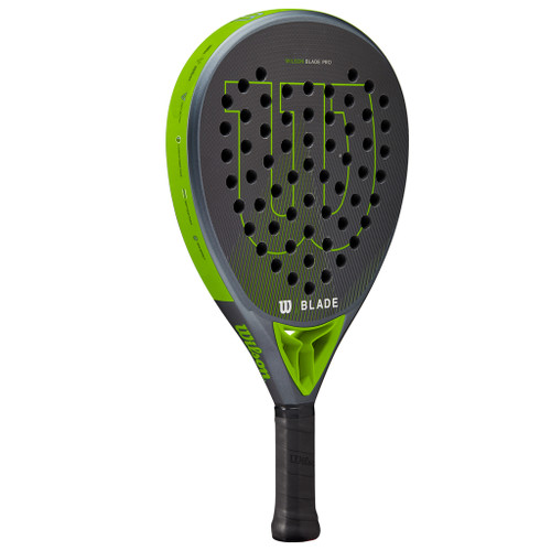 Wilson Blade Pro V2 Padel Racket - Black & Blade Green Wilson Blade Pro V2 Padel Racket - Black & Blade Green
