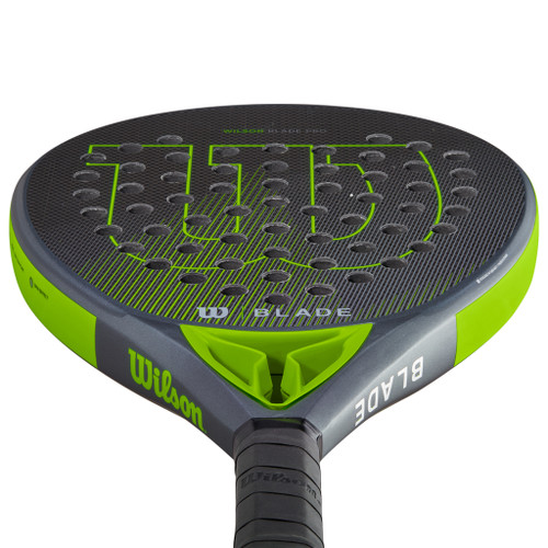 Wilson Blade Pro V2 Padel Racket - Black & Blade Green Wilson Blade Pro V2 Padel Racket - Black & Blade Green