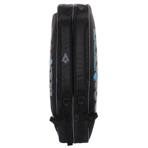 Karakal Pro Tour 2.1 Match 4 Racquet Bag - Blue Accents Karakal Pro Tour 2.1 Match 4 Racquet Bag - Blue Accents