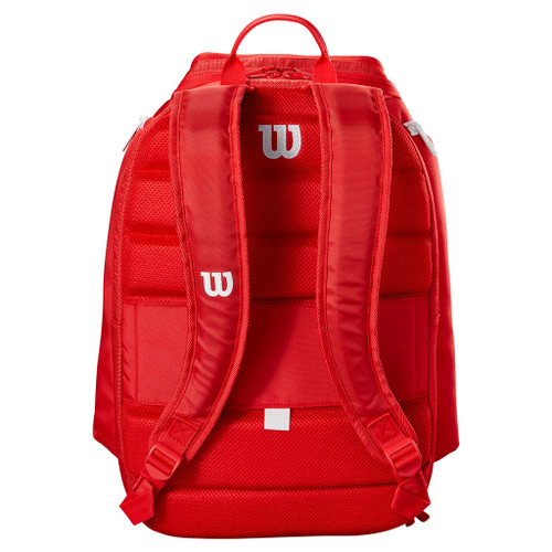 Wilson Super Tour Red Racquet Backpack 2025 Wilson Super Tour Red Racquet Backpack 2025