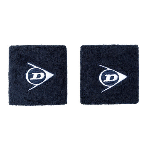 Dunlop Extra Wide Wrist Sweatbands 2-Pack - Navy