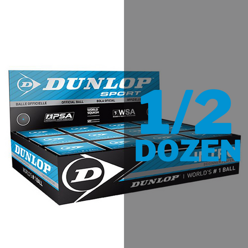 Dunlop Intro Squash Balls - 1/2 Dozen