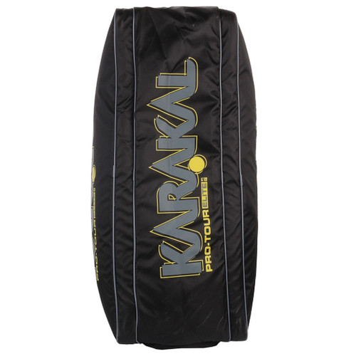 Karakal Pro Tour 2.1 Elite 12 Racquet Bag - Yellow Accents Karakal Pro Tour 2.1 Elite 12 Racquet Bag - Yellow Accents