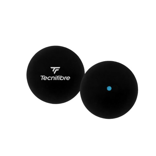 Tecnifibre Beginner Blue Dot Squash Balls - 2 Pack Tecnifibre Beginner Blue Dot Squash Balls - 2 Pack
