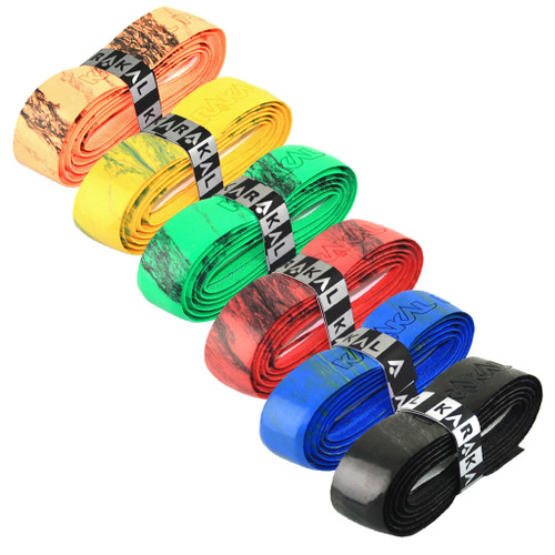 Karakal PU Super Replacement Grips Full Box of 24 Grips - Multi Colour