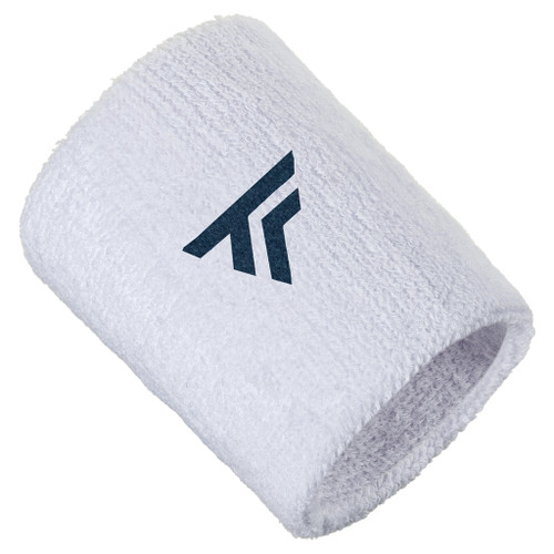 Tecnifibre White Extra Large Wrist Sweatbands