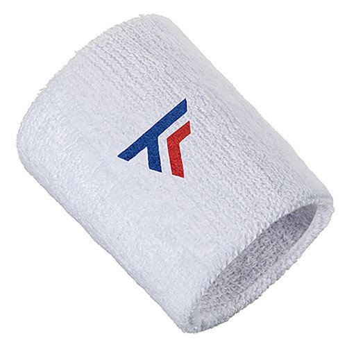 Tecnifibre Absorbent Sweatband Wristband XL - White 