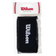 Wilson Absorbent Extra Wide Wristband Sweatband Twin Pack - Black
