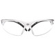 Dunlop I-Armour Squash Goggles Protective Eyeguards - White / Black 