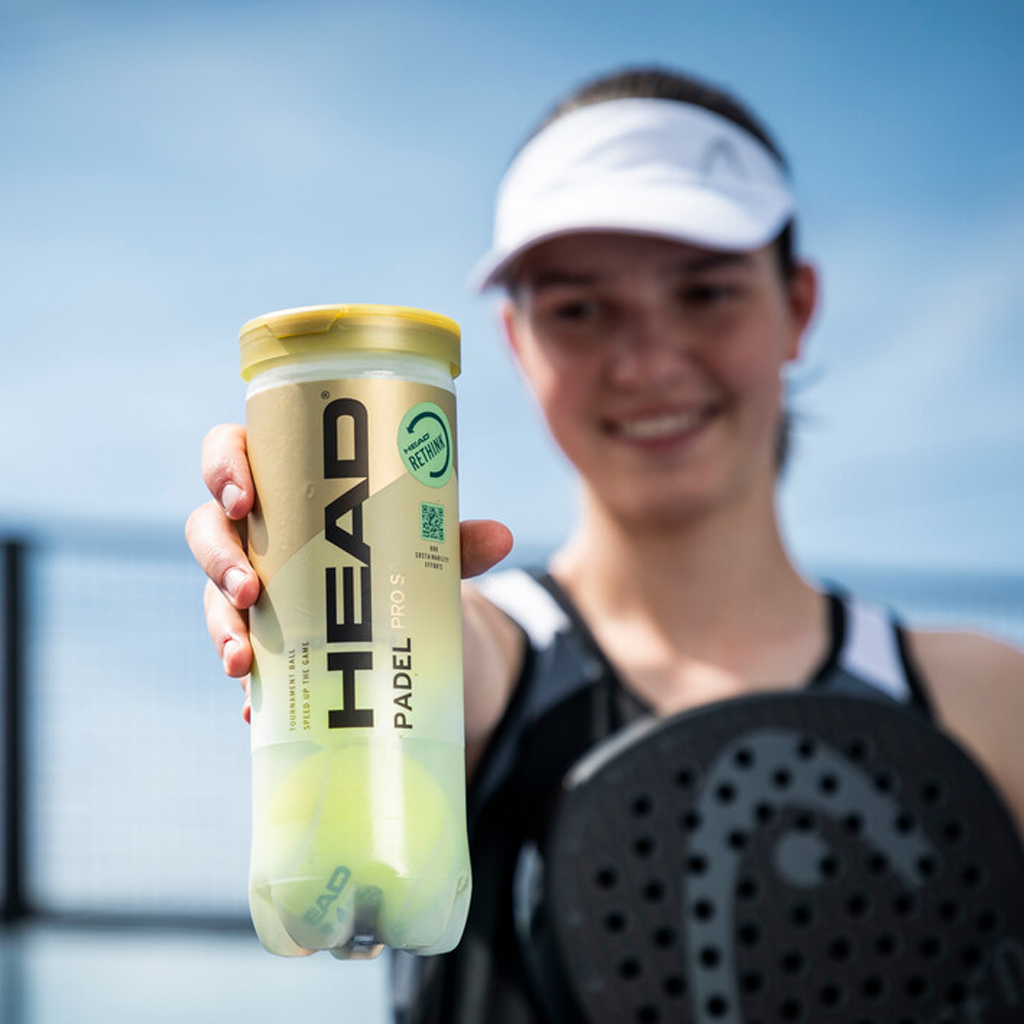HEAD Padel Pro+ 3 Ball Can - Official Spanish Padel Federation Ball With Enhanced Control & Durability