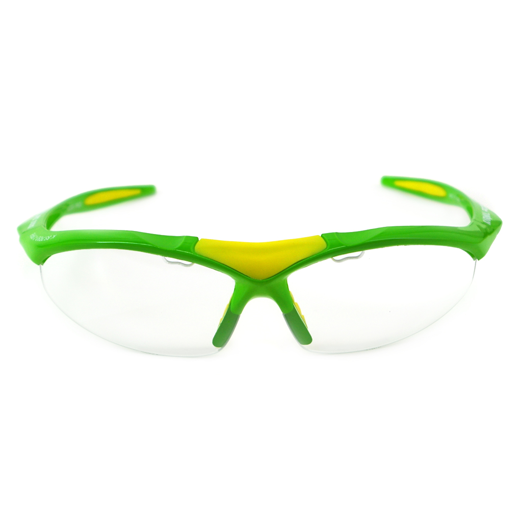 Karakal Pro 3000 Squash Goggles Protective Eyeguards Green / Gold