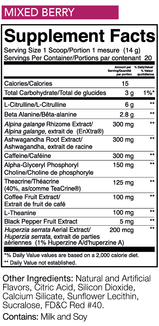 Mixed Berry Nutrition