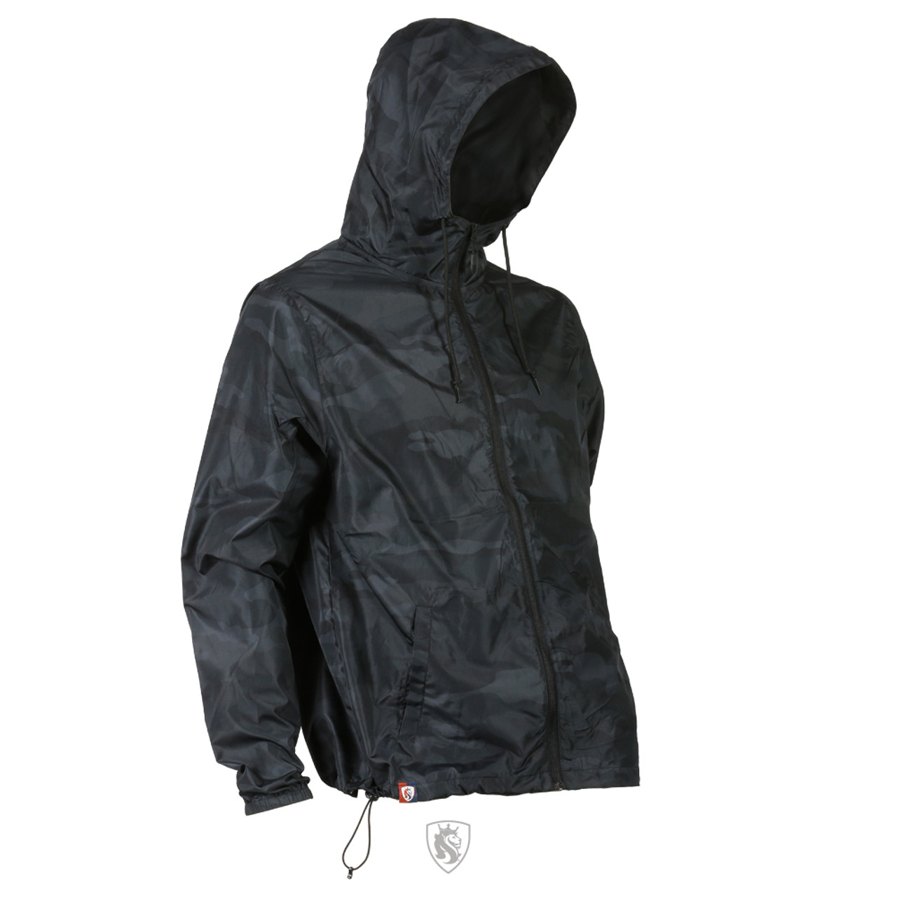 Black lightweight windbreaker Clearance