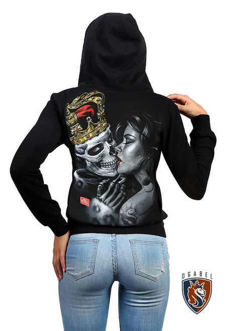 Lost King Zipper Hoodie for Women/Jrs