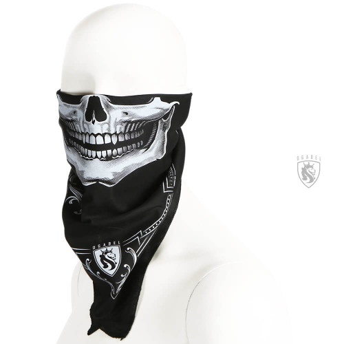 OG Skull Bandit Bandana Black