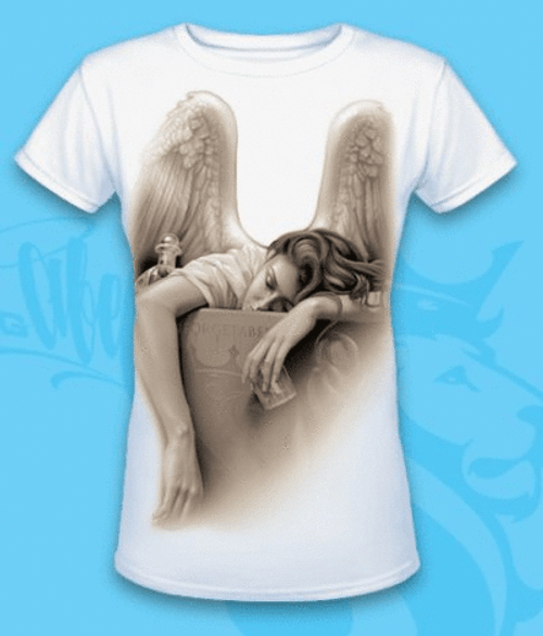 Fallen Angel Classic Tee (White) Fallen Angel Classic Tee (White)