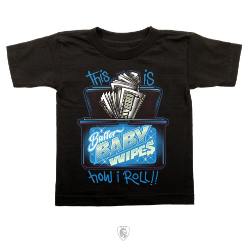 This Is How I Roll Baby Wipes Design for Big Baller kids