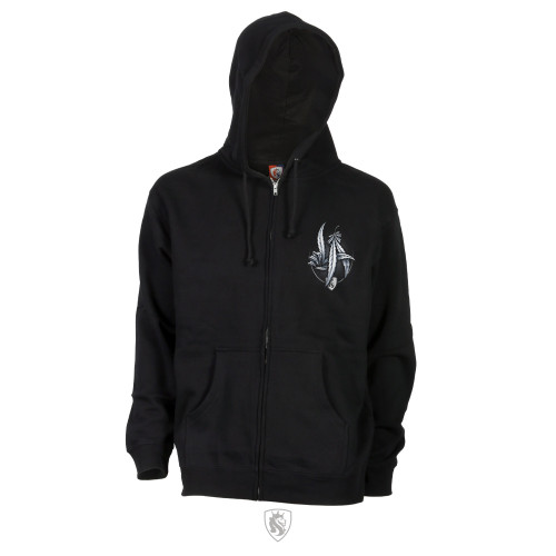 LA weed Hands Mens Zip Hoodie