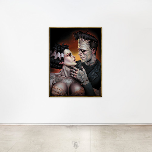 Frankie Fresh 36"x48" Hand Embellished Limited Edition Of 10