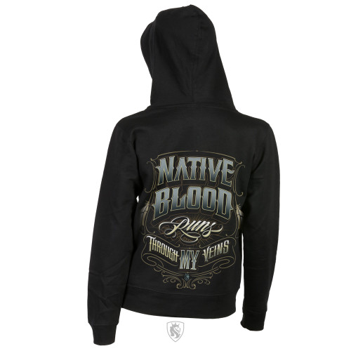 Native Blood Zip Hoodie