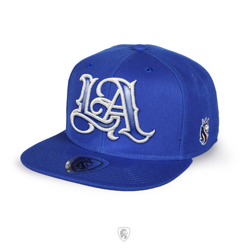 Classic Emblem Snapback Hat In Royal