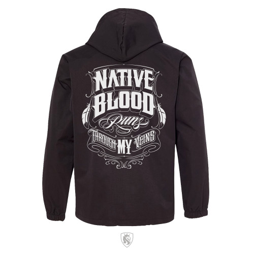 Native Blood Coaches Jacket Back