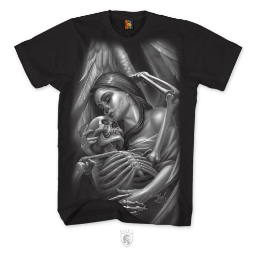 Love Lost 2 design on a black tee