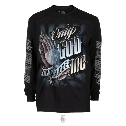 Only God Can Judge Me 25K- 100% Cotton Max Heavy Longsleeve For Men
