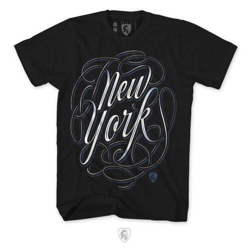 New York Script Mens Tee
