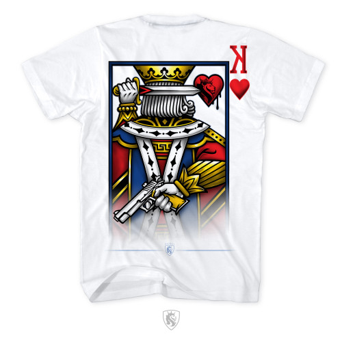Behind The Throne Mens Tee In White
