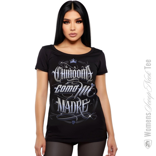 Chingona Como Mi Madre Relaxed Scoop Neck Tee