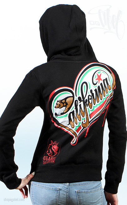 California Love Girls Zipper Hoodie