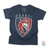 Glory Lion Shield Mens V-neck Ring-spun Combed Cotton Tee