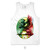 Winged Rasta 22K Mens Tank In White