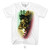 Lion Growl Rasta Mens Tee In White