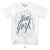 New York Script Mens Tee In White