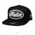  Native Script Oval Snap Back Hat in Black