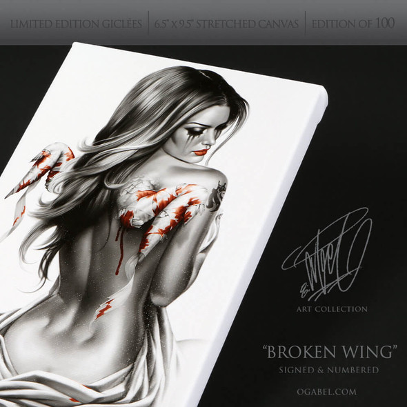 Broken Wing 6.5"x 9.5" Limited Edition Canvas