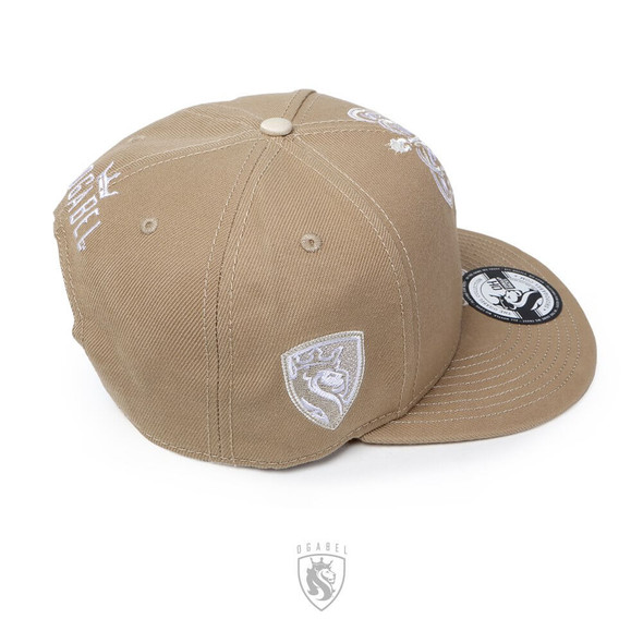 CROWN LION Snapback Hat (Sand)