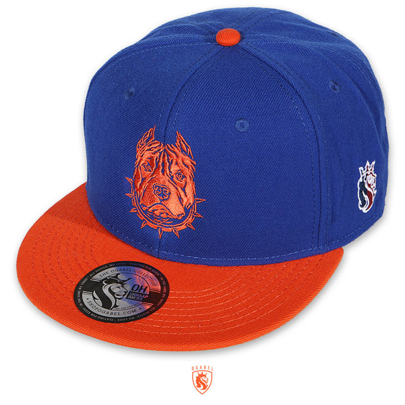 OGABEL PIT Snapback HAT (Royal/Orange)